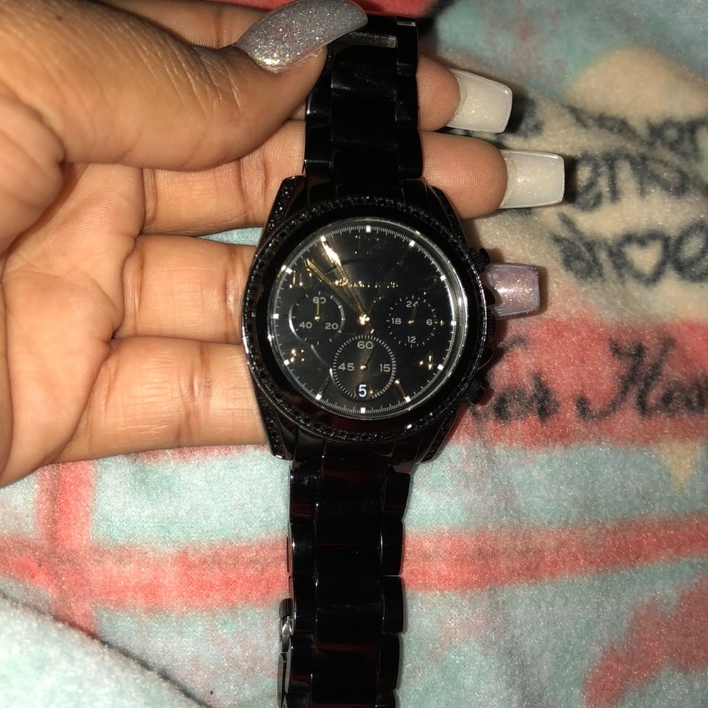 Black Michael Kors Watch ✨